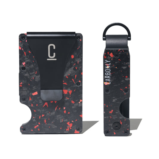 Key Organizer & Carbon Wallet Bundle FORGED COLORED