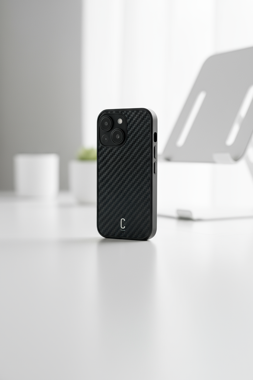 Carbon Fiber Case & Carbon Wallet Bundle