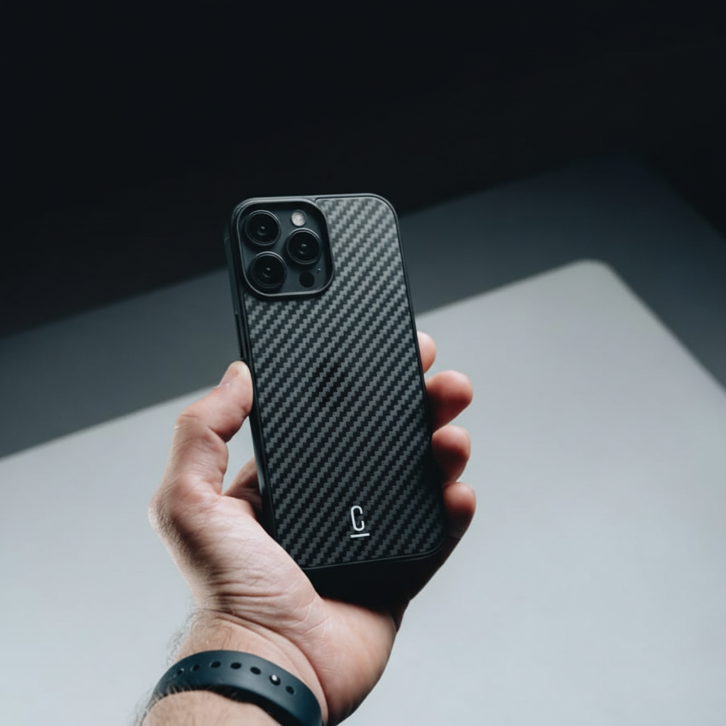 Carbon Fiber Case & Carbon Wallet Bundle
