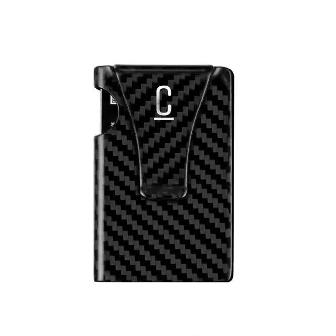 Glossy Carbon Fiber Smart Wallet