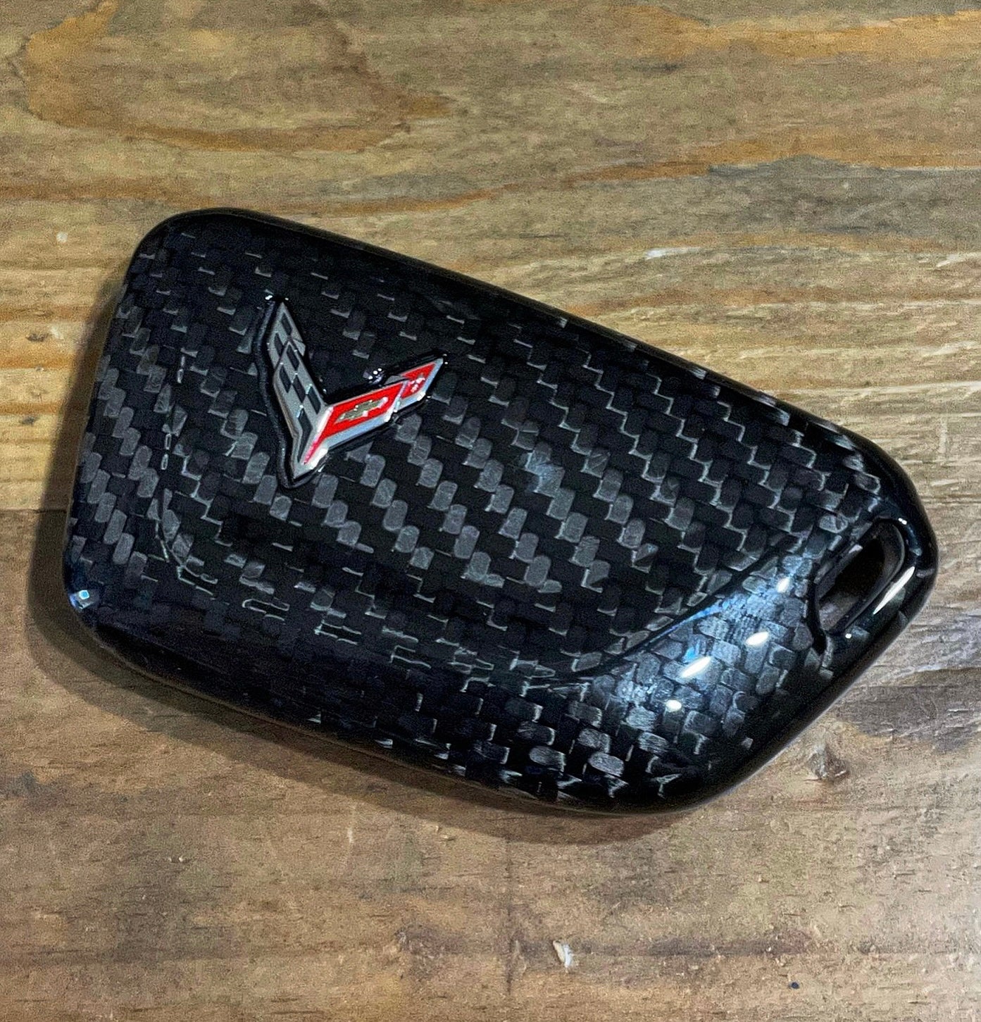 Real Carbon Fiber Chevrolet Corvette Key Cover