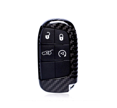 Real Carbon Fiber Jeep Key Cover