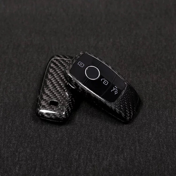 Real Carbon Fiber Mercedes Key Cover